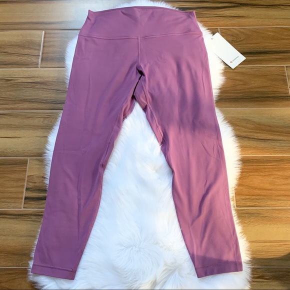 Lululemon Align Pant 25” vintage plum size 12 new - Picture 2 of 6